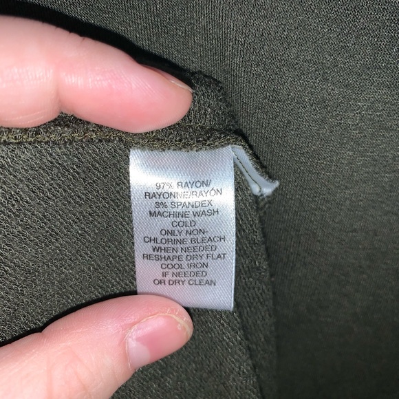 Lou & Grey Tie-waist Dress Green Size Medium - Picture 10 of 10